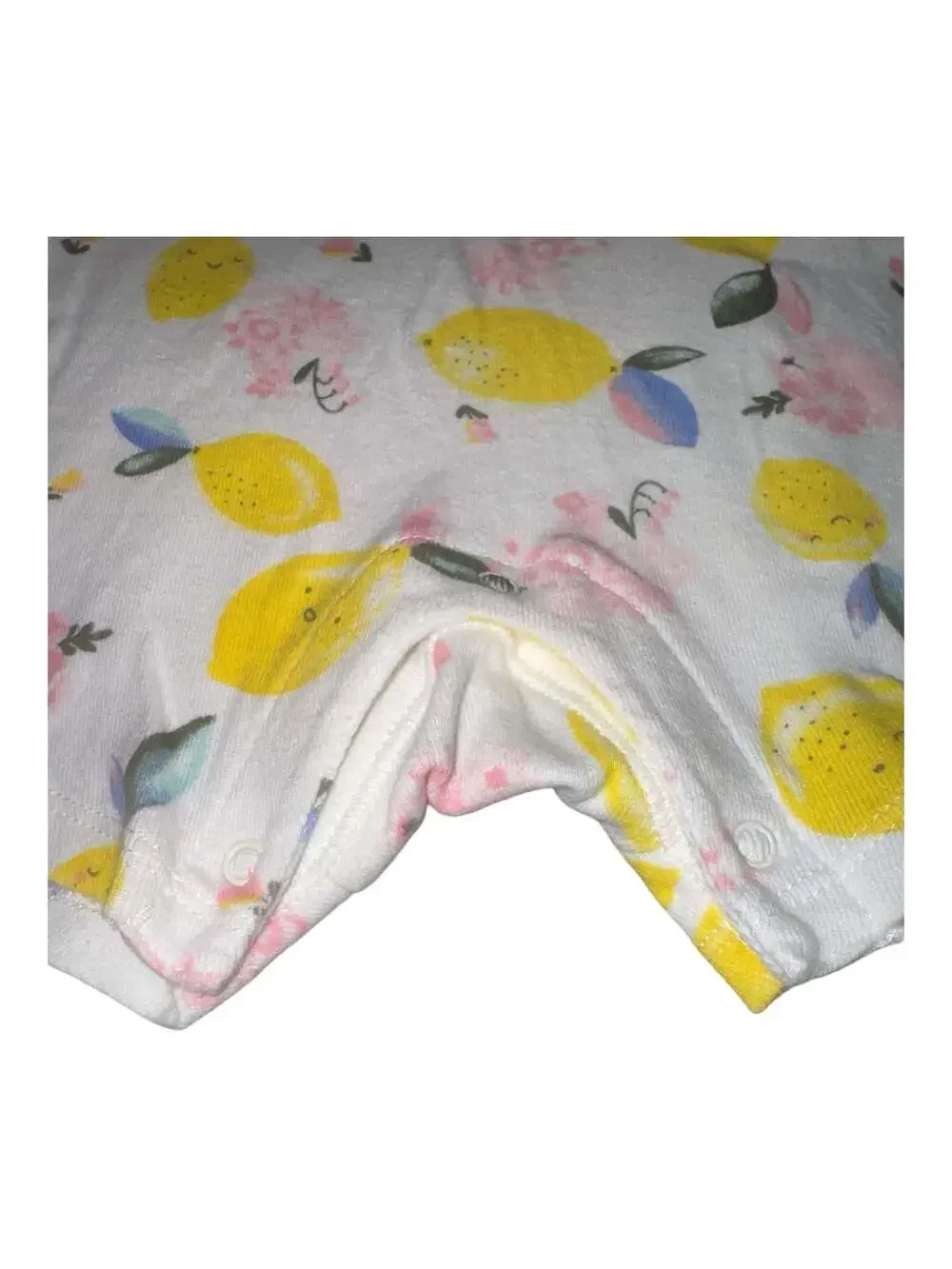 Old Navy Baby Short-Sleeve Lemon and Floral Print Romper